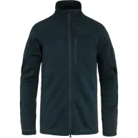 Fjällräven - Vandringskläder - Abisko Lite Fleece Jacket M Dark Navy för Unisex - Storlek L - Marinblå