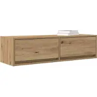 vidaXL TV-byrå Hantverks ek Konstruerat trä 100 x 31 x 25.5 cm