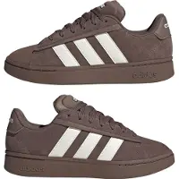 Adidas Låg sneaker 'GRAND COURT ALPHA 00s' brunmelerad / vit