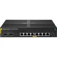 HP HPE Aruba Networking CX 6000 8p 10M/100M/1G Class4 PoE 2p SFP 1G 67W Switch - Switch - Administrerad - 8 x 10/100/1000 (PoE+) + 2 x gigabit SFP (up...
