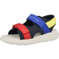 Tommy Hilfiger Öppna skor 'QUEST' blå / mörkblå / gul / röd
