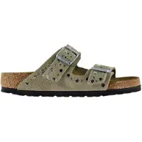 Birkenstock för kvinnor. 1029361 Lädersandaler Arizona Rivets (normal passform) taupe (38), Karta, Före, Ingen, Casual