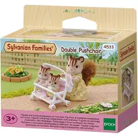Sylvanian Families - Double Barnvagn - 4533 - - One Size - Dockvagn