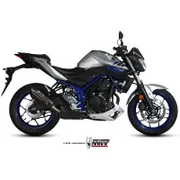 MIVV Suono avgassystem med EG-typgodkännande S/O 2-1 MT-03 125 16-