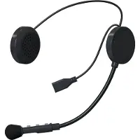 INF Motorcykelhjälm Headset Bluetooth 5.2 Black