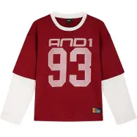 AND1 T-shirt röd / pastellröd / vit