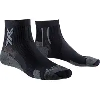 X-socks - Trail running kläder - Run Perform Ankle Black/Charcoal för Unisex - Storlek 35-38 - Svart