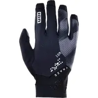 iON - MTB-kläder - Gloves Traze Black för UnisexSilikon - Storlek S - Svart
