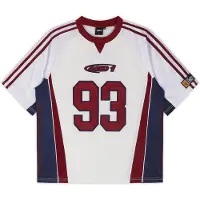 AND1 T-shirt 'Respect The Game' marinblå / burgunder / svart / vit