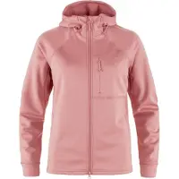 Fjall Raven - Vandringskläder dam - Abisko Grid Fleece Hoodie W Dusty Rose för Unisex - Storlek XS - Rosa