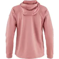 Fjällräven - Vandringskläder dam - Abisko Grid Fleece Hoodie W Dusty Rose för Unisex - Storlek S - Rosa