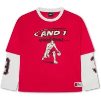 AND1 T-shirt röd / svart / vit
