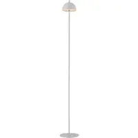 Schöner Wohnen LED-batteridriven golvlampa Bellis, vit, IP54 dimbar, Vitt / opal, Vardagsrum / matsal, Metall, Skandinavisk
