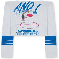 AND1 T-shirt blå / grå / röd