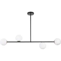 Sigma Hänglampa Gama 4 , dimbar, Svart, Vardagsrum / matsal, Metall, Modern, Pendellampa