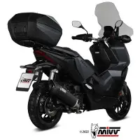MIVV Mover Honda Adv 350 2022-24 Mv.ho.0004.lv Homologerad Slip On Ljuddämpare