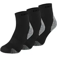 Odlo - Ceramicool Run Socks Quarter Black för Unisex - Storlek 45-47 - Svart