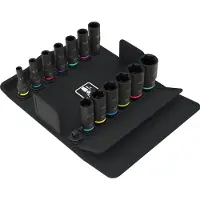 Wera 8790 B Impaktor Deep Imperial Set 1 05005581001 Ytter-sexkantig Hylsnyckelinsats 1/4, 5/16, 3/8, 7/16, 1/2, 9/16, 11/16, 3/4, 13/16, 7/8, 15/16, 1 13 delar