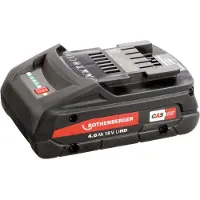Rothenberger 1000002548 RO BP 18/4 Utbytesbatteri 18 V 4 Ah Li-Ion