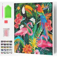 HOBBY2YOU Planet Splat diamantmosaik TROPIKAI 30x40 cm