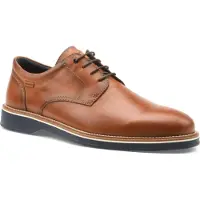 Pikolinos för män. M6W-4311 Carlet bruna läderskor (46), Hud, Karta, 1 till 3 cm, Nyckelband, Casual, Parti, Klassisk