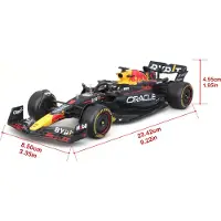 Bburago Red Bull Rb19, Modellsportbil, Förmonterad, 1:24, RedBull RB19, Alla, Metall, Plast