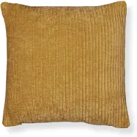Borg Living Prydnadskudde 45x45 cm - Orange soffkudde med sammetslook - Mjuk kudde till soffan -