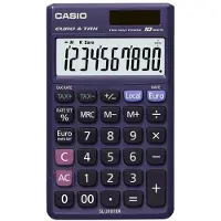 Casio SL-310TER - Fickkalkylator - 10 siffror - batteri, solcellspanel
