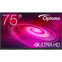 Optoma 1751RK, 190,5 cm (75), 350 cd/m², 1,07 miljarder färger, 3840 x 2160 pixlar, 4K Ultra HD, VA