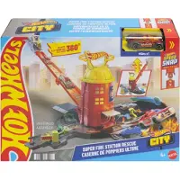 Hot Wheels - City Super Fire Station Playset
