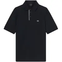 Armani Exchange för män. XM002067AF10366UB101 Polotröja svart (XL), Casual, Bomull, Kort ärm
