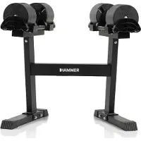 FINNLO Smartlock-hantelset Med Ställ 64kg
