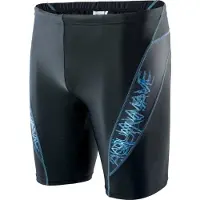 Aquawave herrbadshorts svart/blå strl XL