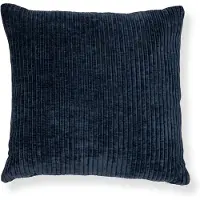 Borg Living Prydnadskudde 45x45 cm - Mörkblå soffkudde med sammetslook - Mjuk kudde till soffan -