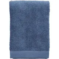Södahl Ekologisk handduk - 100% ekologisk bomull - Handduk blå 50x100 cm - Organic - Linen Blue