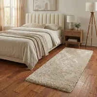 NATURL. Tvättbar löpare | Blaze beige hos Volero | 80x250 cm | Syntet | Enfärgad | Löpare | Hög lugg
