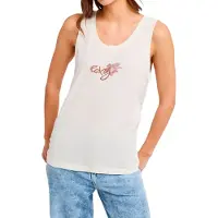 Roxy - T-shirts dam - Dream Oasis Tank Coconut Milk för UnisexBomull - Storlek S - Beige