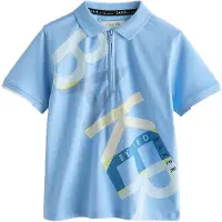 Ted Baker T-shirt rökblå / gentiana / ljusblå / off-white