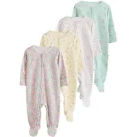 Next Pyjamas pastellgul / mint / pastellrosa / vit