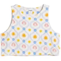 Desigual Topp 'Soles' ljusblå / guldgul / mörkröd / vit