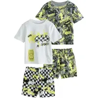 Next Pyjamas 'Batman' neongul / oliv / svart / vit