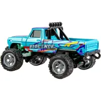 Amewi Borst motor 1:64 RC modellbil Elektrisk Monstertruck Bakhjulsdrift (2WD) RtR 2,4 GHz inkl. batteri och laddningskabel, Med ljuseffekt