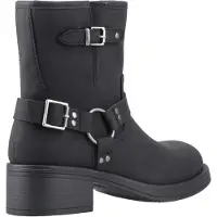 Rocket dog Womens/Ladies Nino Mid Cut Biker Boots 4 UK svart
