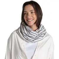 Craghoppers Unisex Vuxen Infinity II Randig Nosilife Scarf (Mörkblå)