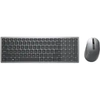 Dell KM7120W trådlöst tangentbord och musuppsättning - 2,4 GHz, Bluetooth 5.0 - Franska - Titan Grey