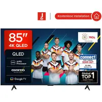 TCL 85T69C - 85" Diagonal klass (84.5" visbar) - T69C Series LED-bakgrundsbelyst LCD-TV - QLED - Smart TV - Google TV - 4K UHD (2160p) 3840 x 2160 ...