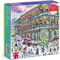 Ginza.se Michael Storrings Christmas In New Orleans 1000 Piece Puzzle With Square Bo