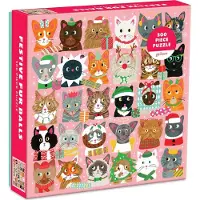 Galison Festive Furballs 500 Piece Puzzle