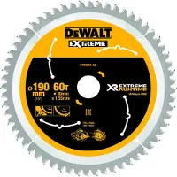 DeWalt Sågklinga för trä XR Extreme; 190x1,55x30 mm; Z60