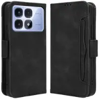 Mtp Products Xiaomi Redmi K70 Ultra Plånboksfodral med Korthållare - Svart